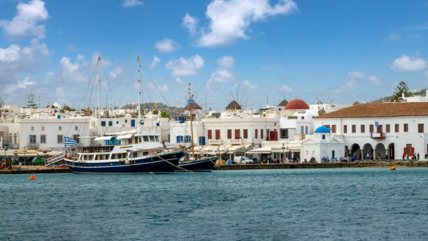 Old port of Mykonos, Cyclades Islands, Aegean Sea, Greece