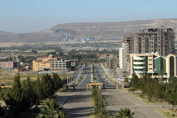 The city of Mekele in Ethiopia