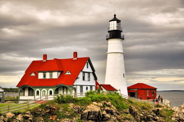 The Portland Headlight Lighthouse near Portland, Maine