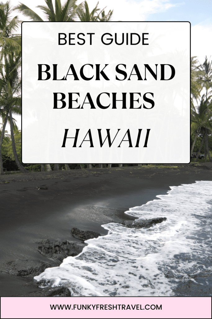 Black sand beaches Hawaii