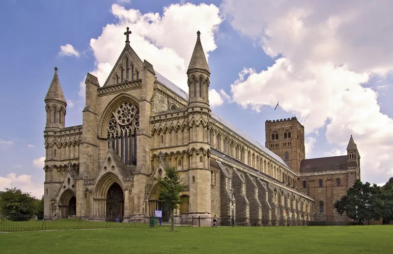 Saint Albans Cathedral Hertfordshire Eng