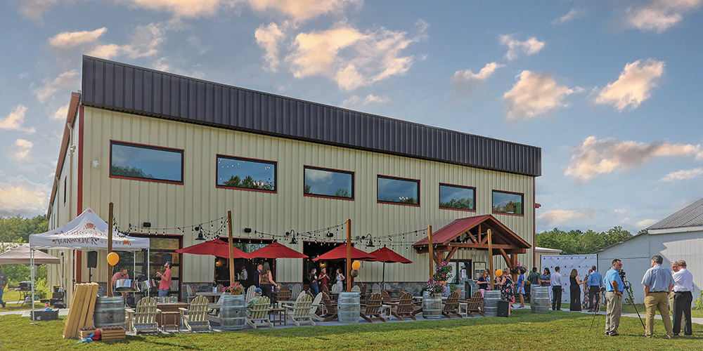 adirondack winery custom pre engineered building