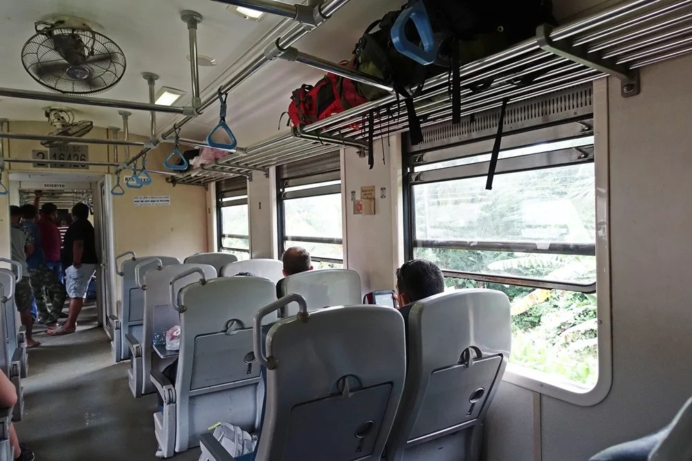 Train car and overhead