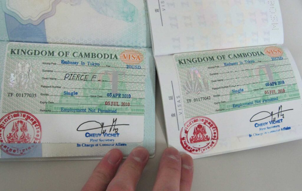 cambodia visa 1