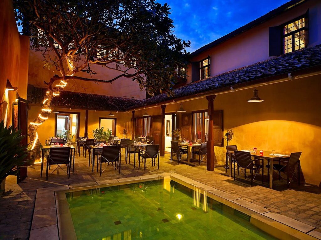 courtyard area