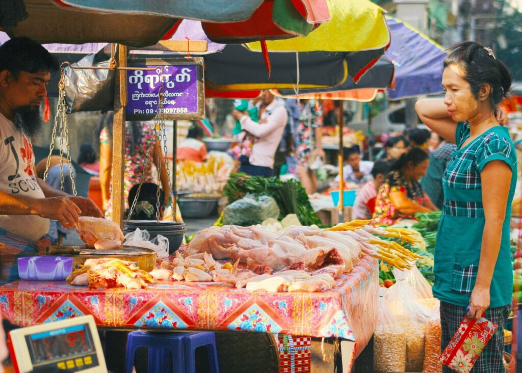 street market