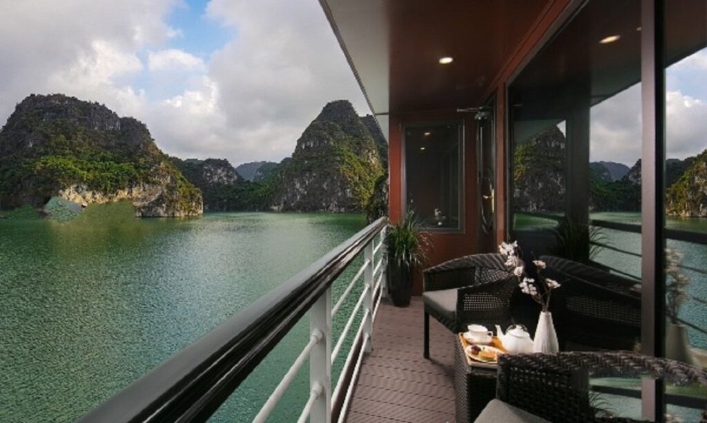 2 day halong lan ha bay 5 star cruise balcony cabin Ar7Xs