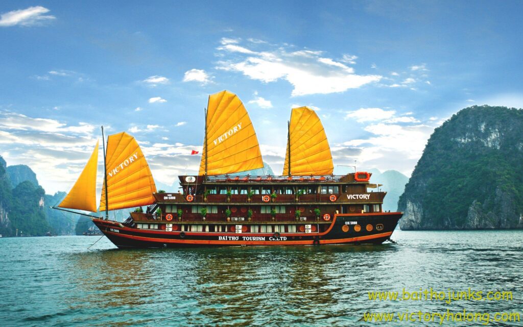 Traditional Junk in Halong Bay 5