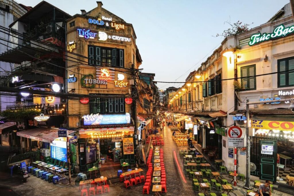 architectural features filled with nostalgia are easily spotted in hanoi