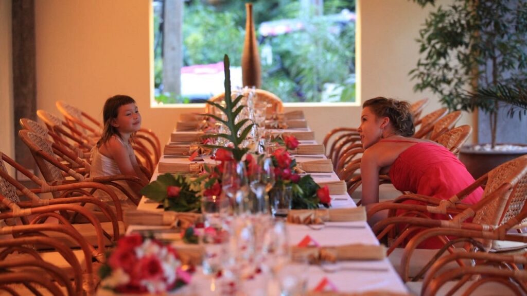 wedding dinner before
